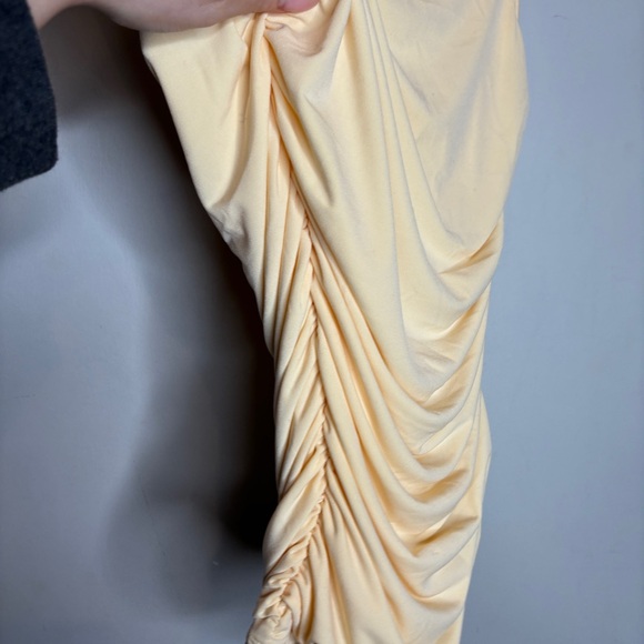 J. Crew Ruched Shell Top XS Yellow - Picture 9 of 9